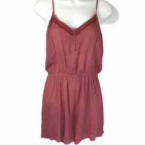 Sky And Sparrow Embroidered Romper NWT